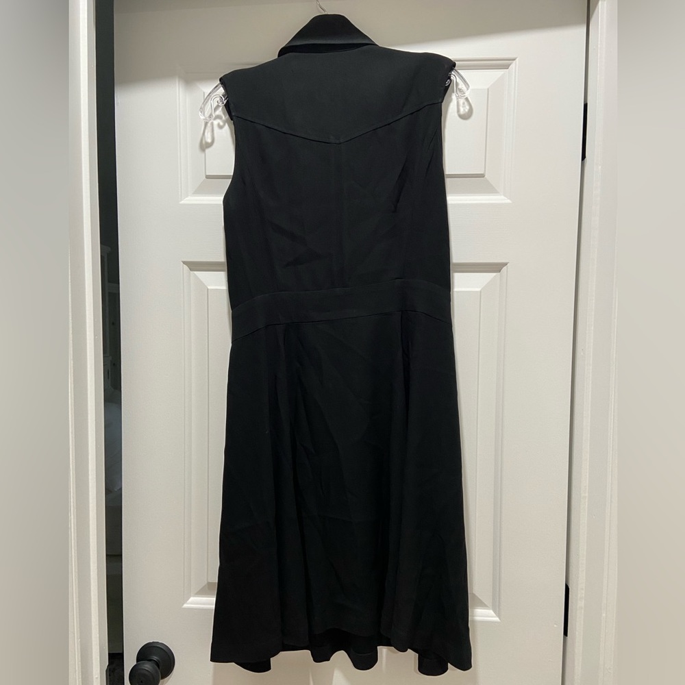 Karl lagerfeld black biker design dress - Picture 3 of 5